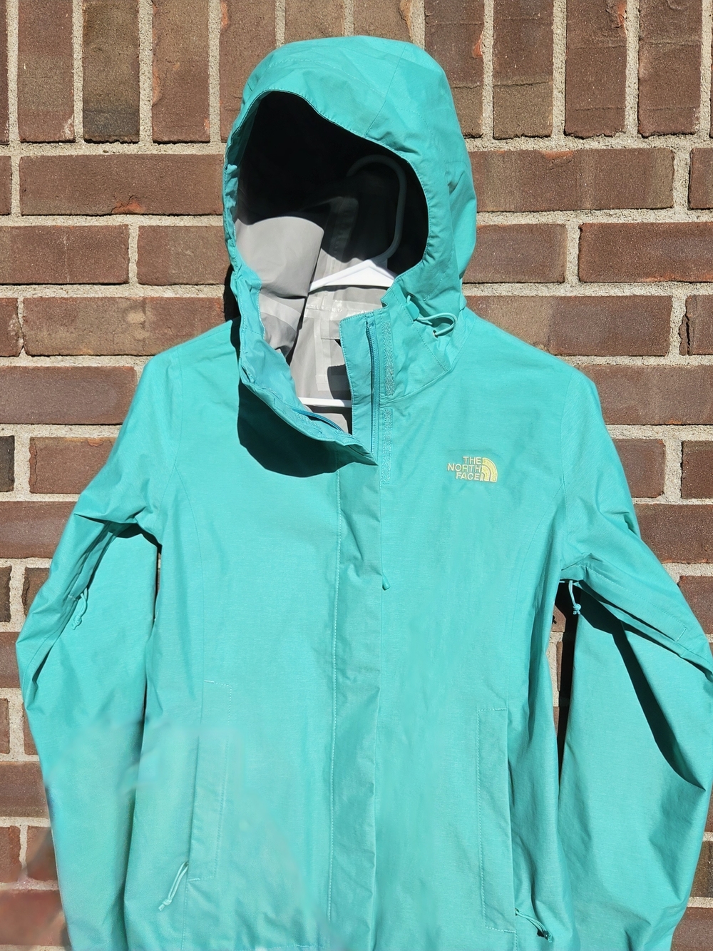 The North Face Women’s Teal Hooded Waterproof Ski Jacket